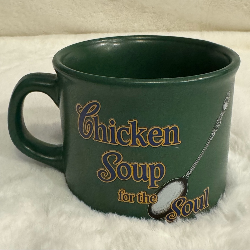 Chicken Soup for the Soul 2005 Green Stoneware Mug- 16oz